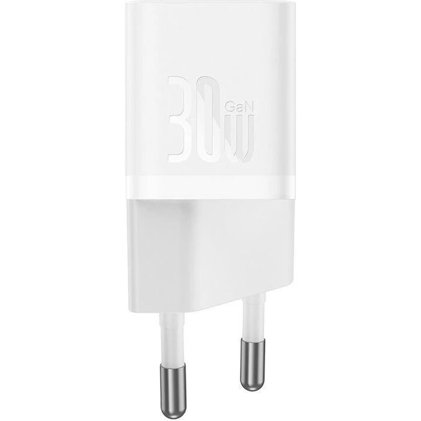 Baseus GaN5 30W USB-C nabíjačka do siete biela - Nabíjačky - Obrázok 7XTL000K01