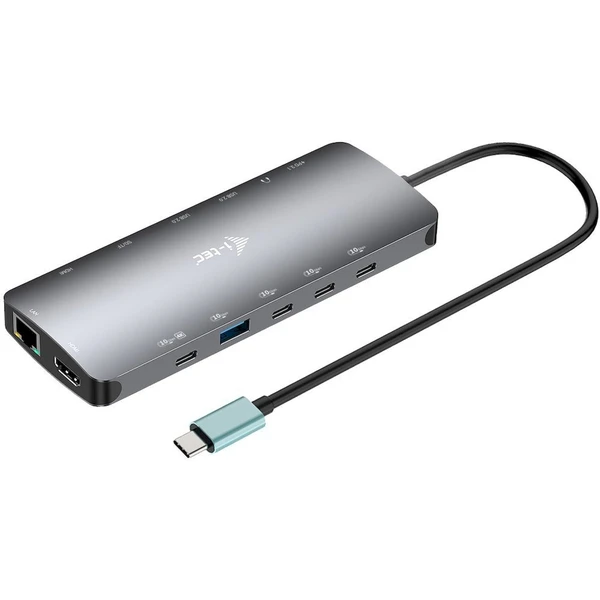 i-tec USB-C Metal Nano 3x Display Dock 2x HDMI 1x USB-C video dokovacia stanica - Dokovacie stanice - Hlavný obrázok