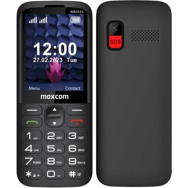 MaxCom MM445 čierny - Mobilné telefóny - Hlavný obrázok