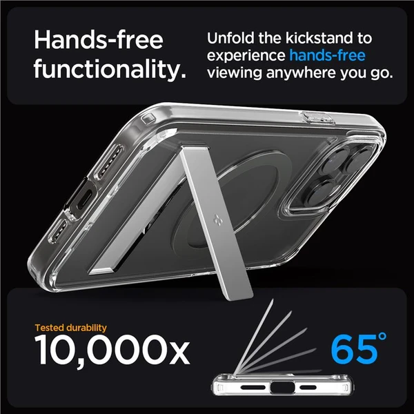 Spigen Ultra Hybrid S MagFit kryt iPhone 15 Pro grafitový - Puzdra - Obrázok 7ZT8000601