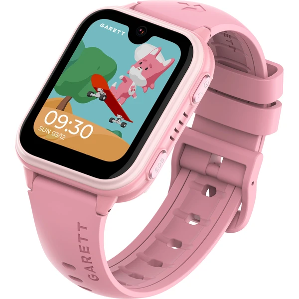 Garett Kids Vibe AI 4G múdre hodinky ružové - Inteligentné hodinky - Hlavný obrázok