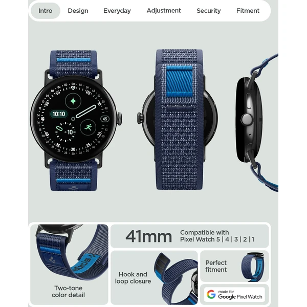 Spigen Athlex Air, aktívna námorní modrá - Google Pixel Watch 5/4/3 41mm/2/1 - Remienky - Obrázok 7a3340af97284827a512707d1effdcf6