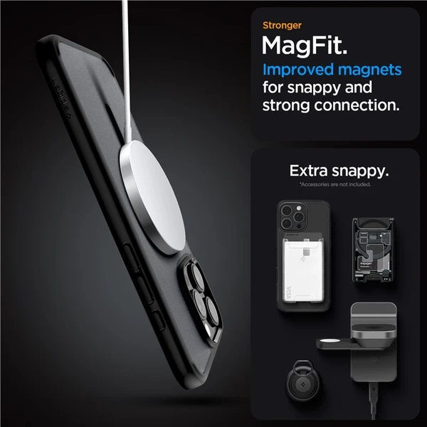 Spigen Ultra Hybrid MagSafe kryt iPhone 16 Pro Max frost black - Puzdra - Obrázok 7a48ded71101406a9ed45a1e139fc83a