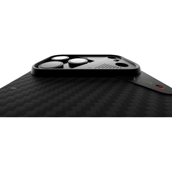 Aulumu A17 Aramidové vlákno MagSafe kryt iPhone 17 Pro Max Black - Puzdra - Obrázok 7a4acb8f3fe8414a90da12ef29f82937