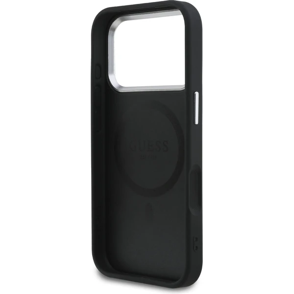 Guess PU Saffiano MagSafe kryt iPhone 17 Pro čierny - Puzdra - Obrázok 7a590d8e74ed480b95b13e1efe202c5f