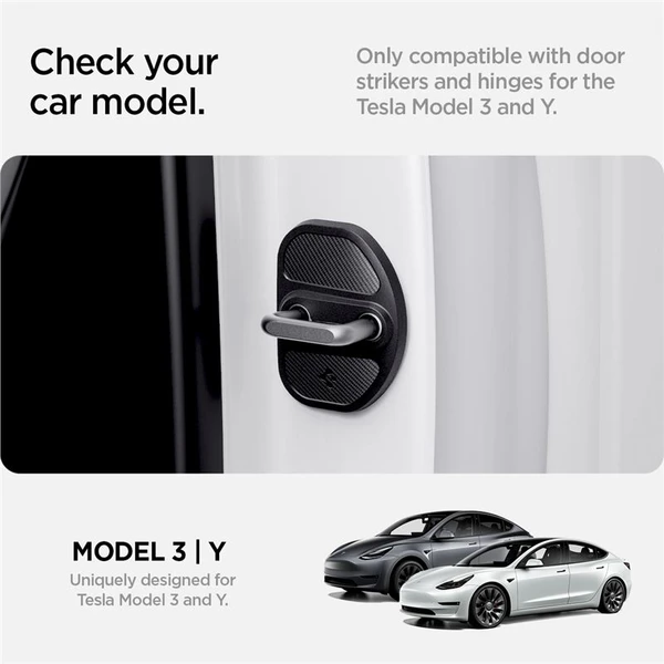 Spigen Door Lock Cover kryt zámku dverí Tesla Model Y/3 čierna - Vychytávky - Obrázok 7a79884277df424985da01856a906b92