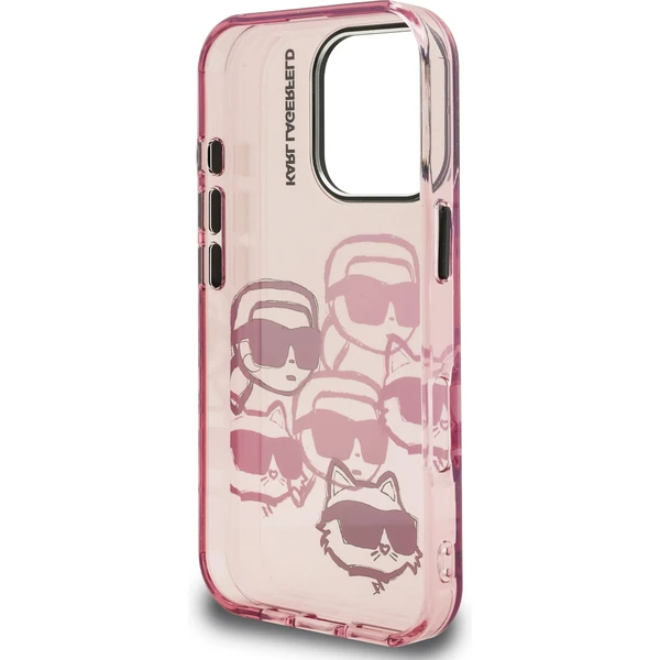 Karl Lagerfeld IML Multi K&CH Heads kryt iPhone 16 Pro Max ružový - Puzdra - Obrázok 7a805e76708f4ea4b6736df117e87dca