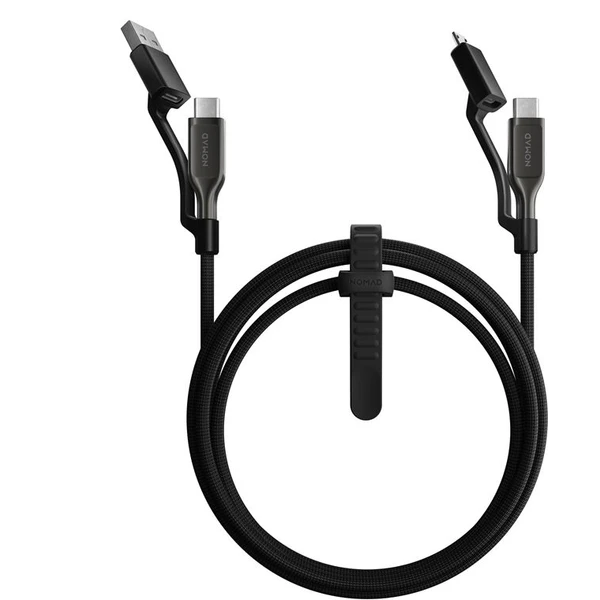 Nomad Universal Kevlar Cable USB-C, 1.5m, carbide - Káble - Hlavný obrázok