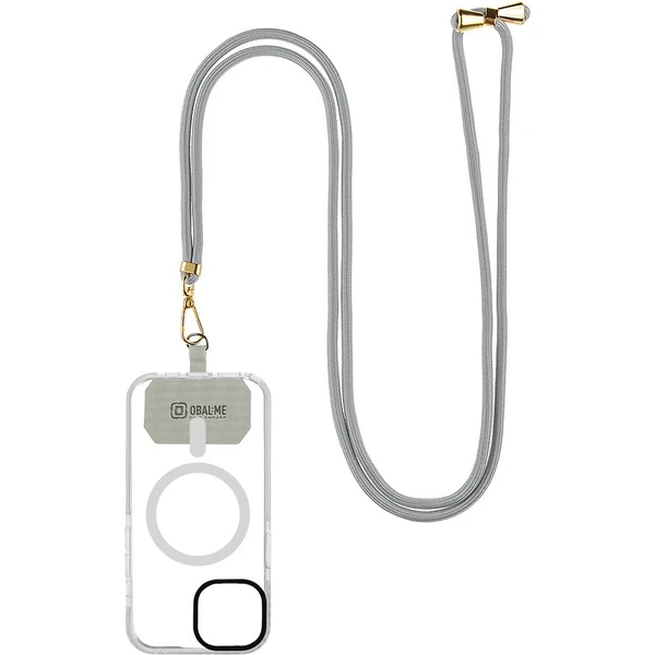 OBAL:ME NeckTag Allure popruh na telefón svetlo šedý - Popruhy a crossbody - Obrázok 7a845dd24385489d8c062500c64acae4