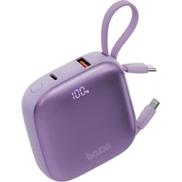 Energea Bazic GoPower Fusion powerbanka 10000mAh s káblami fialová - Powerbanky