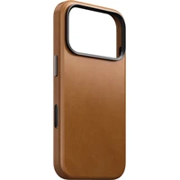 Nomad Traditional Leather MagSafe kožený kryt iPhone 18 Pro English Tan - Puzdra