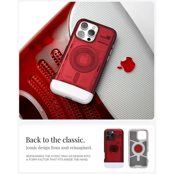 Spigen Classic C1 MagSafe kryt iPhone 16 Pro Max ruby - Puzdra - Obrázok 7abf4a6042084fc2a049d1580d29abc3