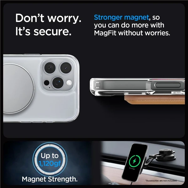 Spigen Ultra Hybrid S MagSafe kryt iPhone 16 Pro Max crystal clear - Puzdra - Obrázok 7ac21141c7c84f308a6e66eccc020b97