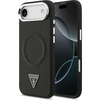 Guess PU Leather Triangle Logo MagSafe kryt iPhone Air čierny - Puzdra