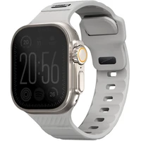 UNIQ Stride FKM Rubber vodeodolný remienok Apple Watch 49/45/44/42mm sivý - Remienky