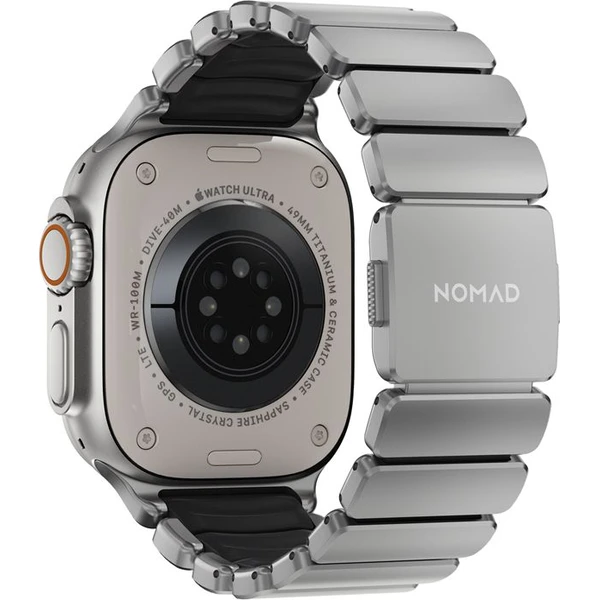 Náramok Nomad Stratos Band FKM pre Apple Watch 45/46/49mm Natural Titanium/Black - Remienky - Obrázok 7b11c6c409ec4db89d5b078ccb395236