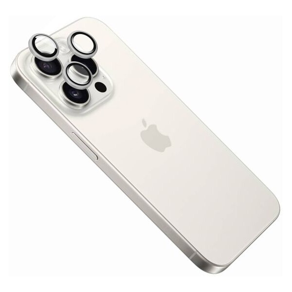 E-shop FIXED Camera Glass ochranné sklá Apple iPhone 16 Pro/16 Pro Max biely titán