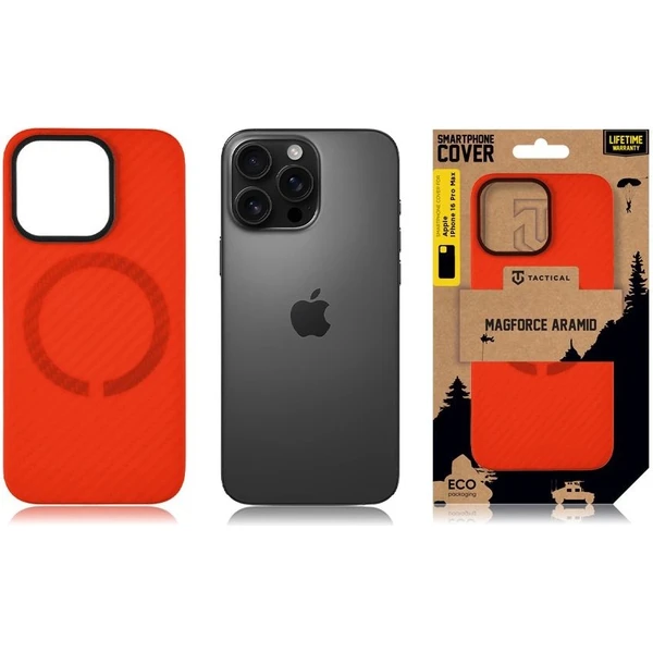 Tactical MagForce Aramid Bloody Mary Limited Edition Kryt pre Apple iPhone 16 Pro Max - Puzdra - Obrázok 7b5414c1b8c3417ea591efe698e8a764