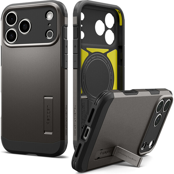 Spigen Tough Armor T MagSafe kryt iPhone 18 Pro Max/17 Pro Max gunmetal - Puzdra - Obrázok 7b7b6506f25148ecbf3490173a297efc