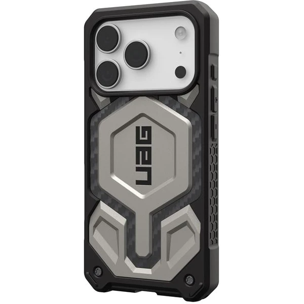UAG Monarch Pro MagSafe Titanium kryt iPhone 17 Pro strieborný - Puzdra - Obrázok 7b82b1dcfd34437ab3f8aae51437e11c