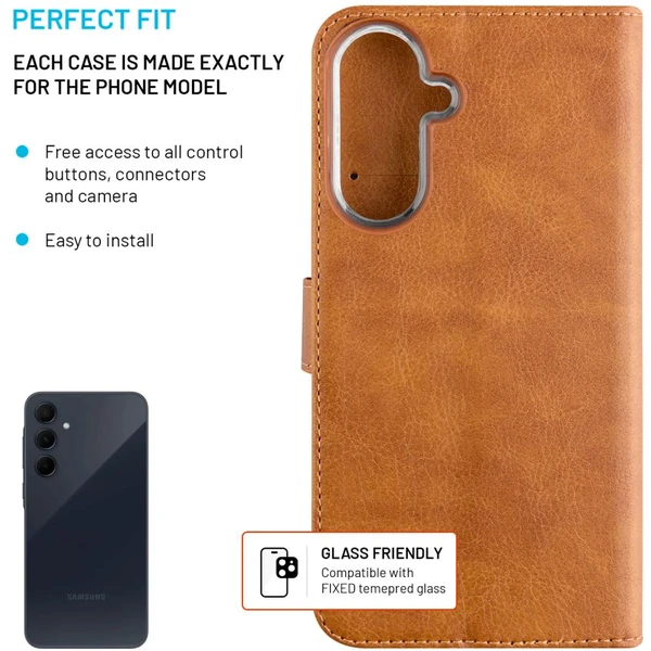 FIXED Opus púzdro Samsung Galaxy A36 5G hnedé - Puzdra - Obrázok 7ba0cb0b4385418a83484078e22fe6fa