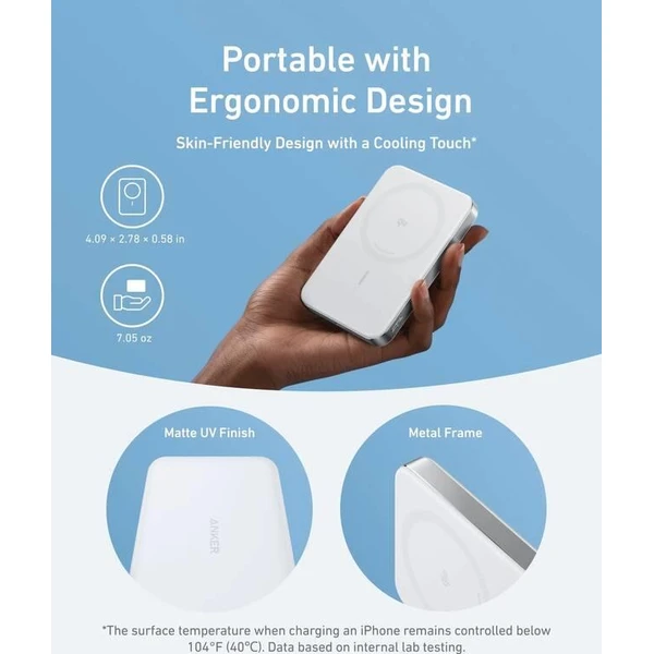 Anker MagGo Qi2/MagSafe powerbanka (10000mAh) 30W biela - Powerbanky - Obrázok 7bb084b0c78241a5aa416b38ae5e53d0