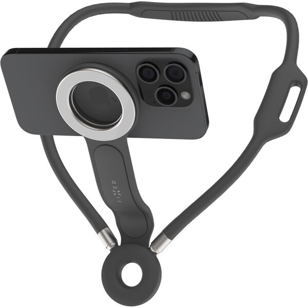 E-shop FIXED Držiak na krk na telefón Creator MagSafe sivý