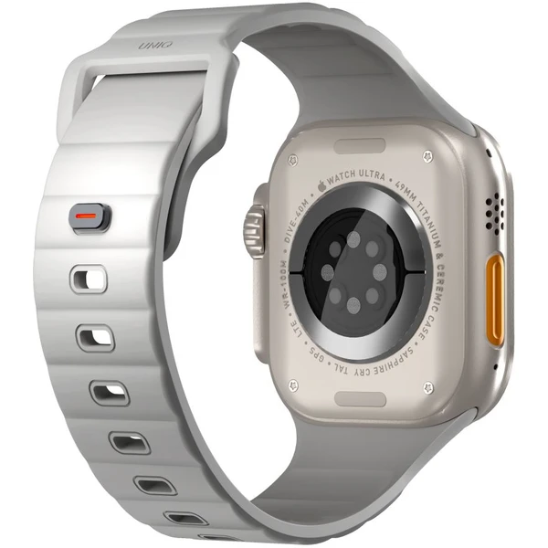 UNIQ Stride FKM Rubber vodeodolný remienok Apple Watch 49/45/44/42mm sivý - Remienky - Obrázok 7bbe651939f145deb74810999d5dc3ea