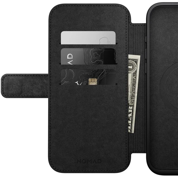 Nomad Modern Leather Folio MagSafe púzdro iPhone 16 Pro Max svetlo hnedé - Puzdra - Obrázok 7bc0edc0772641589fa6c6434c563baf