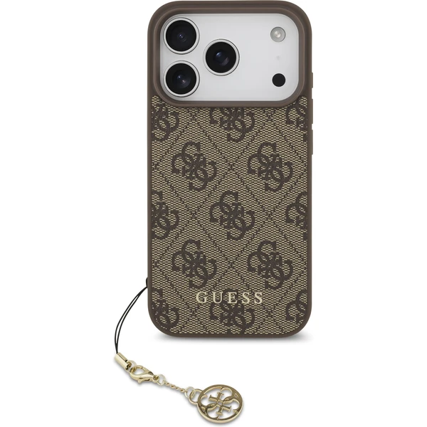 Guess 4G Charm kryt iPhone 17 Pro hnedý - Puzdra - Obrázok 7bfbde6f04464912bacd6323be2401ff