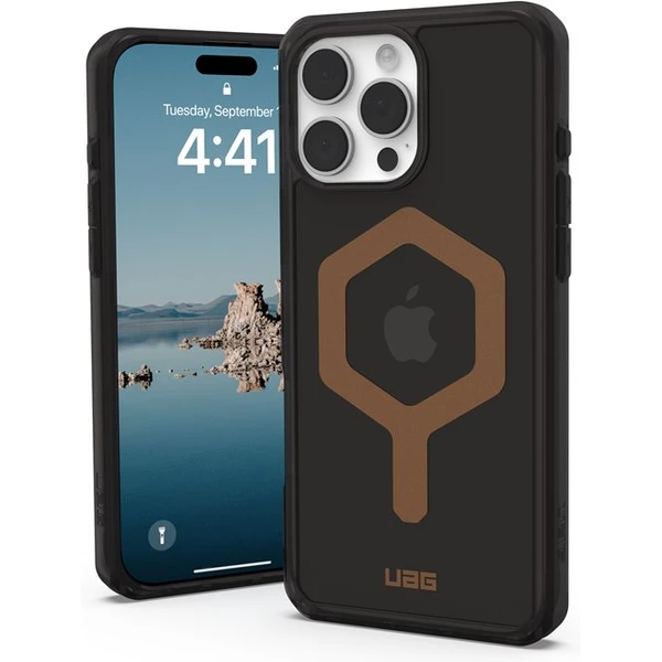 UAG Plyo Magsafe kryt iPhone 16 Pro Max čierny/bronzový - Puzdra - Hlavný obrázok