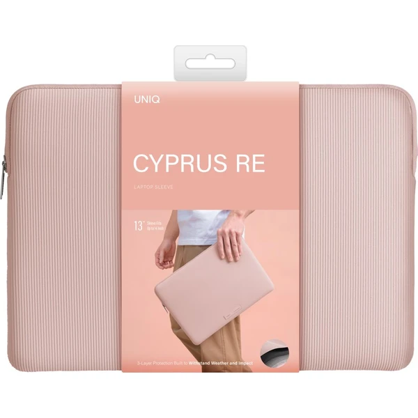 UNIQ Cyprus Ridge Edition neoprénové puzdro pre MacBook/notebook (13”/14") Sugar Pink - Puzdra - Obrázok 7c05617f381d4b09abff87bc1f92129b