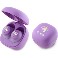 Guess 4G Logo Mini TWS bezdrôtové slúchadlá fialové - Slúchadlá