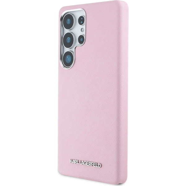 Karl Lagerfeld PU Saffiano Metal Logo and Frame kryt Samsung Galaxy S25 Ultra ružový - Puzdra - Obrázok 7c3b0c27dfba43ef8cc51718b30fa514