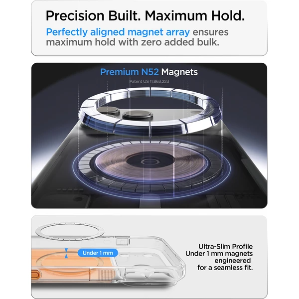 Spigen Ultra Hybrid T MagSafe kryt iPhone 18 Pro Max/17 Pro Max lesklá oranžová - Puzdra - Obrázok 7c5ee7040c1c4a809cfcc3c2bc164f0b