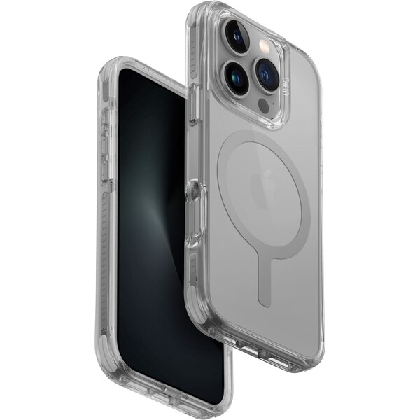 UNIQ Combat MagClick kryt s MagSafe iPhone 16 Pre sivý