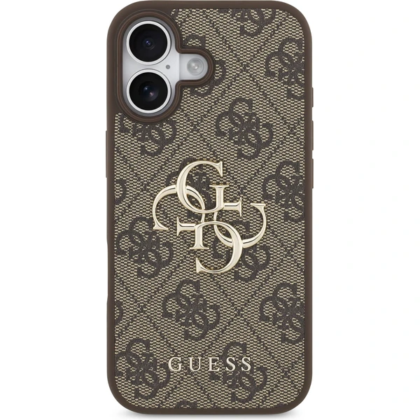 Guess PU 4G Metal Logo kryt iPhone 17 hnedý - Puzdra - Obrázok 7cbfa79703bc4130bebbc6eb54e79332