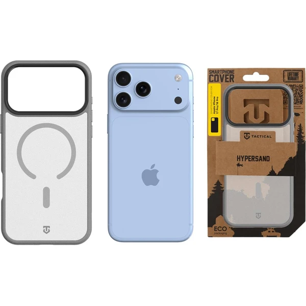 Tactical MagForce Hypersand Kryt pre Apple iPhone 17 Pro/18 Pro Light Grey - Puzdra - Obrázok 7cd001e8d9a8464995dfd4bd76268f3c