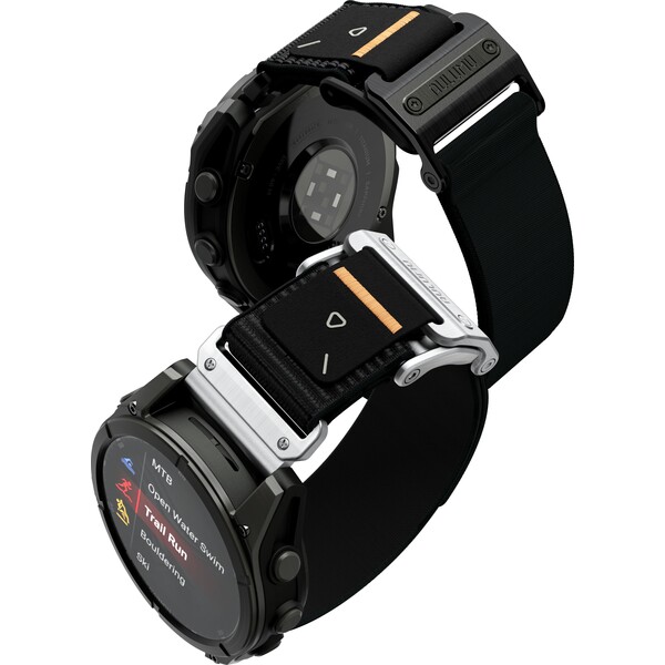Aulumu C11 Mag-Buckle Slim remienok Garmin Watch (QuickFit 22mm) strieborná pracka/čierny remienok - Remienky - Obrázok 7d00f80242d34c42a04c4f3a63486304