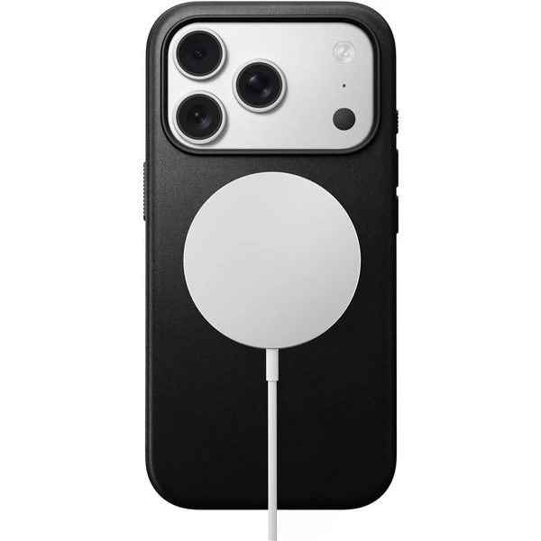 Nomad Modern Leather Case MagSafe kožený kryt iPhone 17 Pro Black - Puzdra - Obrázok 7d08c5b20a854af2a27cba97c6a4f85f