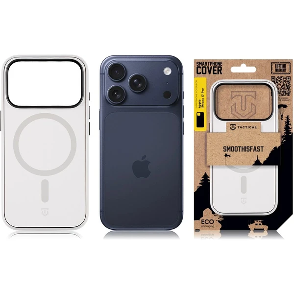 Tactical MagForce SmoothIsFast kryt Apple iPhone 17 Pro biely - Puzdra - Obrázok 7d1bec4447944465882e4316888dd4ad