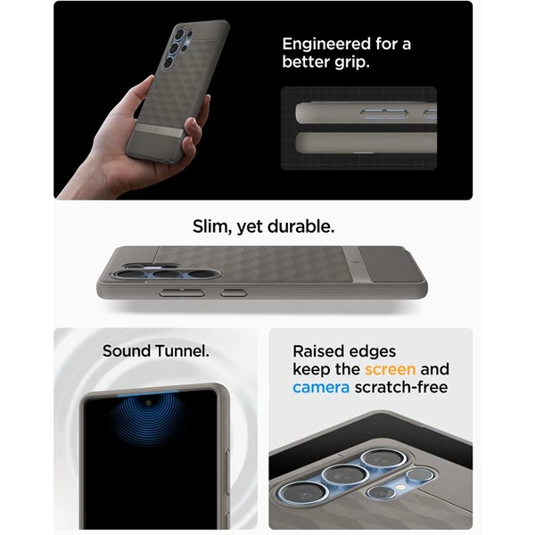 Spigen Parallax MagSafe kryt Samsung Galaxy S25 Ultra sivý - Puzdra - Obrázok 7d42e32c27dc4a74a56a8bc937da1612