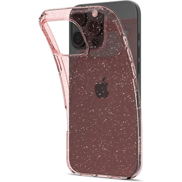 Spigen Liquid Crystal Glitter kryt iPhone 16 Pro Rose Quartz - Puzdra - Obrázok 7d5d32080abb4d6ab026add35cb7a246