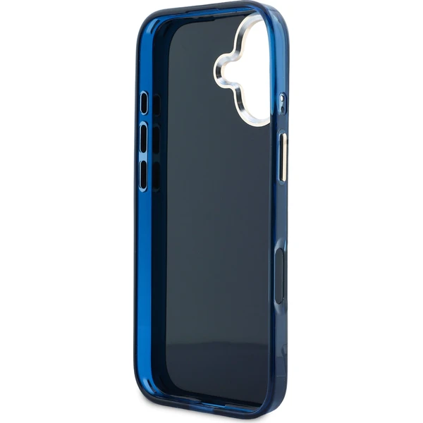 Guess IML 4G Script Metal Logo kryt iPhone 17 modrý - Puzdra - Obrázok 7d72afde0ee04baa8a7fe2e128ef0374