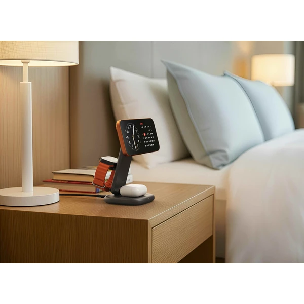 Satechi 3-in-1 Foldable Qi2 25W MagSafe bezdrátová nabíječka vesmírně černá - Nabíjačky - Obrázok 7d7cb59fb6944089b43dcd6d100de366