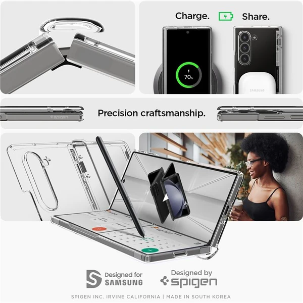 Spigen Ultra Hybrid Pre kryt Samsung Galaxy Z Fold6 číry - Puzdra - Obrázok 7d7f1a63b41745c7bf6932a7a76dd236