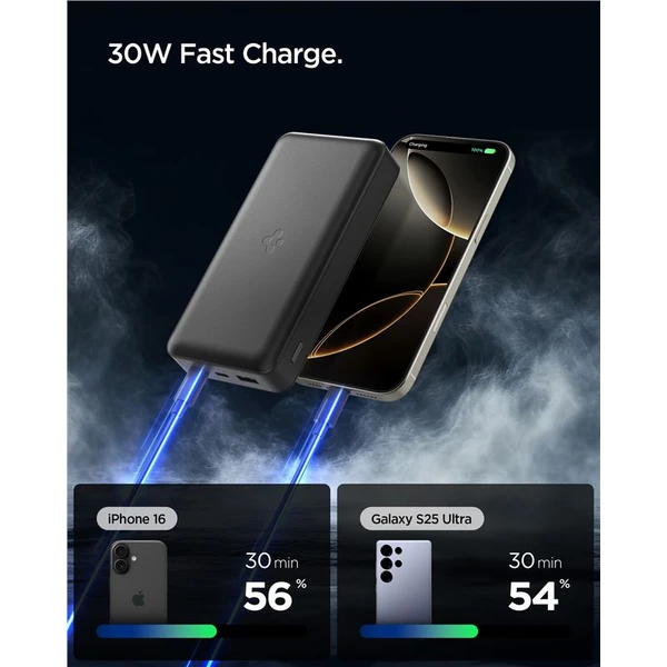 Spigen Essential powerbanka 30000mAh (30W) čierna (EA3030) - Powerbanky - Obrázok 7d8adc6e18de4c9eb9da196a1e162b99