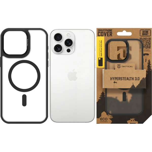 Tactical MagForce Hyperstealth 3.0 Kryt pre Apple iPhone 16 Pro Max Asphalt - Puzdra - Obrázok 7d9530c2dadf4876be5fed0386c5fbe1