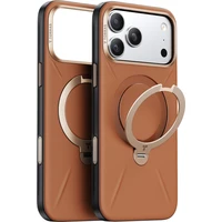 Torras Ostand Q3 VegSkin MagSafe kryt iPhone 18 Pro Max hnedý - Puzdra