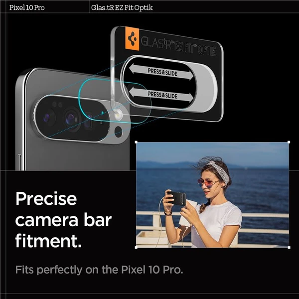 Spigen Glass tR EZ Fit Optik 2 Pack tvrdené sklo na fotoapará Google Pixel 10 Pro číre - Ochranné fólie a sklo - Obrázok 7e219bfac78142cdadfbc62ed4e80acd
